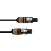 PSSO luidsprekerkabel Speakon 2x4 5m zwart