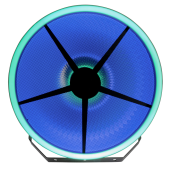 Showtec Goliath Retro light effect with tungsten simulation and dual RGB LED ring