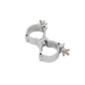 EUROLITE DEC-30D Clamp silver for 35mm Double coupler for 35 mm tube