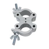 Showtec Swivel Coupler 500kg Silver, for 50mm tube