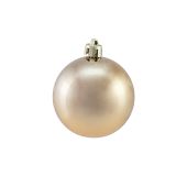 EUROPALMS Deco kerst Bal 6cm, koper, metallic 6x