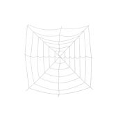 EUROPALMS Halloween Spiderweb, 180x180cm