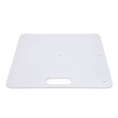 Wentex Baseplate 450(l) x 450(w)mm - 8Kg, White (powder coated)