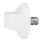 Showtec Rotary knob M10x12 (gordijnsteun) wit 