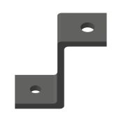 Wentex Eurotrack - Universele montage beugel Zwart (powder coated) 