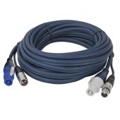 DAP Powercon / XLR Combi power & Audio Kabel 6 meter
