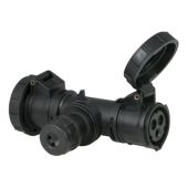  Showtec T-connect 2 Way 16/3, Cablegland CEE IP67