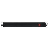 Showgear 19" 1U Main Power Strip 8 8 sockets