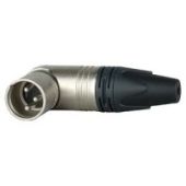Neutrik haakse xlr plug 3 polig male ( Last pieces )