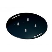 DuraTruss DT BPS-650 Black - Round base plate steel