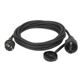 DAP Schuko Verlengkabel - H07RN-F 3G 1.5 1 m lange stroomverlengkabel