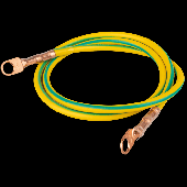 Showgear PowerCore Grounding Cable 0.5 m, 25 mm², M10 eyelets