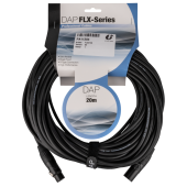 DAP FLX01- bal. XLR/M 3P to XLR/F 3P X-type 20 mtr