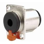 Jack Female locking chassis, Nickel housing