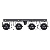 JB SYSTEMS LIVESET 2 een compacte 4BAR, voetcontroller, lichtstatief en draagtassen