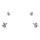 Milos Connectors for MCBB Base Plate M290/M390 MCBB-CON89 - P