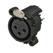 Neutrik 3 Pole Female XLR receptaclel Horizontale PCB-montage