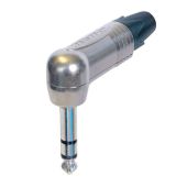 Neutrik NP-3-RX Haakse Jack plug 6,3mm Stereo, Nickel housing