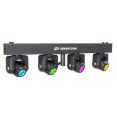 JB Systems QUADRA MOVE Lichtbar met 4x 40W RGBW LED Moving Heads