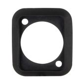 Neutrik Sealing gasket Black voor D-size chassis connectors 