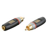 XGA04 - RCA cinch Male naar Mini Jack Female mono verloop stekker