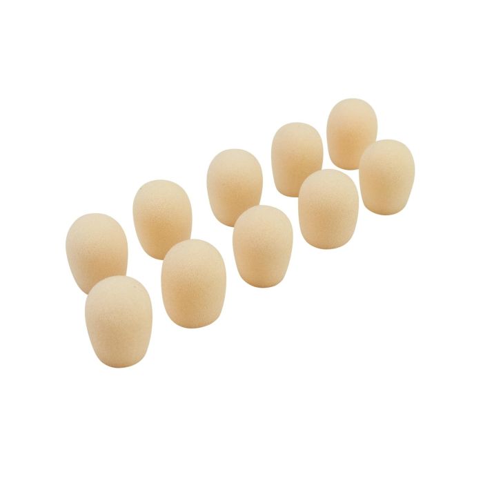 OMNITRONIC UHF-100 plopkapje ,skin-colored 10x voor headset microfoon