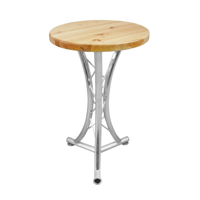 ALUTRUSS Bistrotafel, gebogen