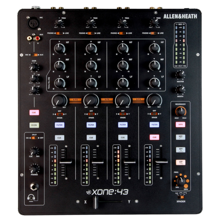Allen & Heath Xone:43 - 4+1 channel DJ mixer