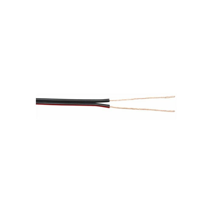 DAP SPE 275 speakerkabel 2 polig rood zwart 0,75 mm per 100 meter