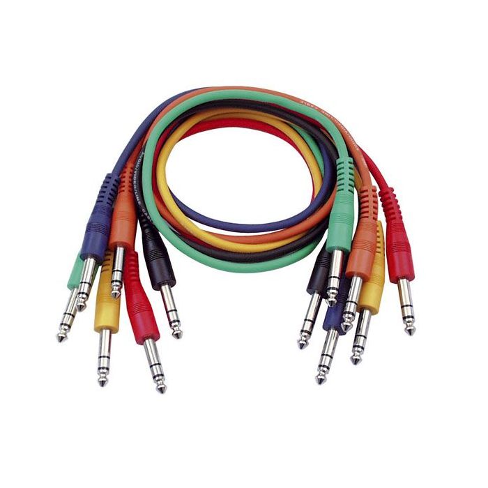 DAP FL1230 6 gekleurde gebalanceerde Patch Kabels 30cm