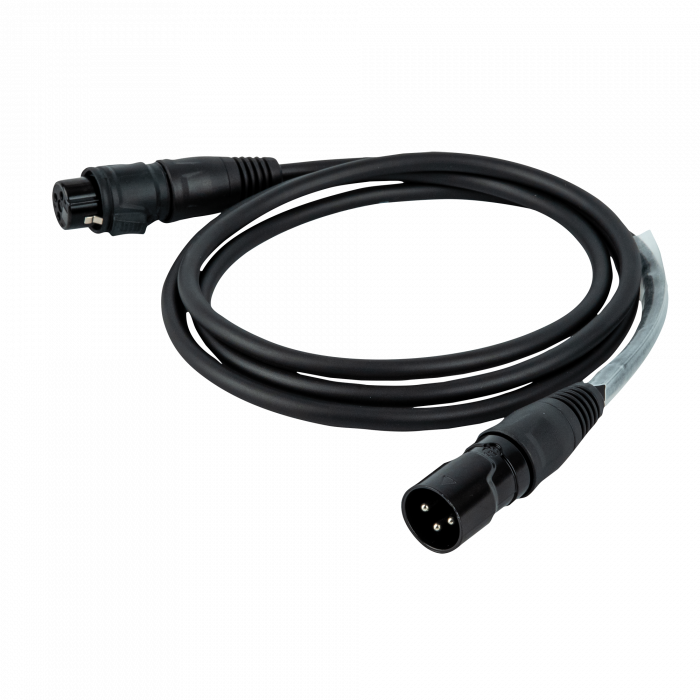 DAP FLR73 - IP65 DMX/AES-EBU XLR/M 3P to XLR/F 3P Rean RCX3 series 0.75 mtr