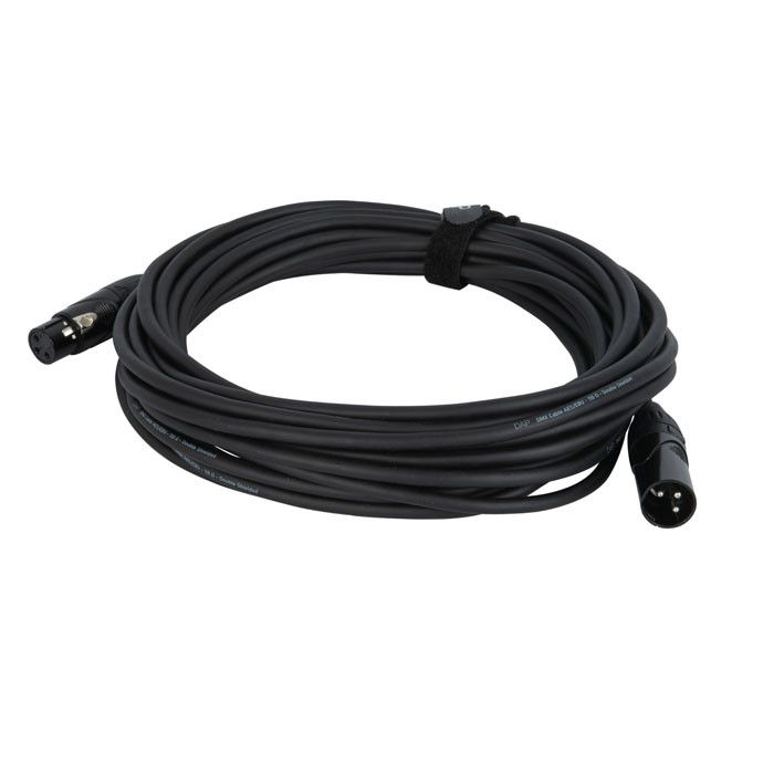 DAP FLX09150 - DMX/AES-EBU XLR/M 3P to XLR/F 3P 1,50 mtr 3p DMX kabel