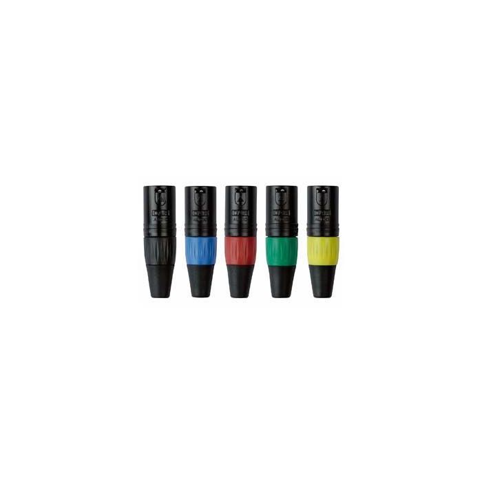Dap XMK203BB XLR 3polig male xlr connector zwarte behuizing Zwarte eindkap