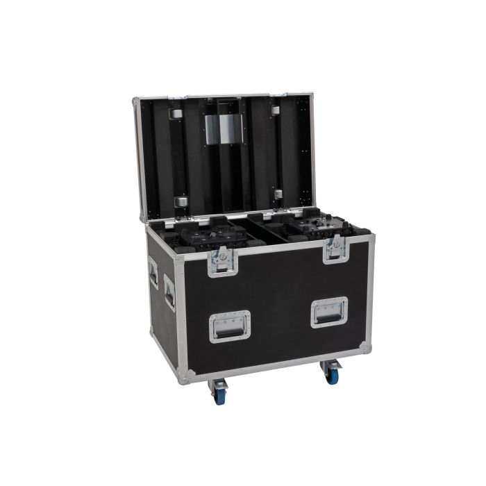 ROADINGER Flightcase HIGHLINE Case voor 4x LED IP TMH-S250/B250, with wheels