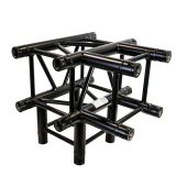 DuraTruss DT 34/2-T40-TD - t-joint, 4-way, matt black
