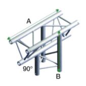 Milos ATU37 - GT30023 Driehoek Truss T-Cross Up/Down 3-Way