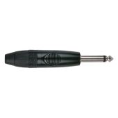 Dap 6.3mm Jack X-type Mono with black endcap Black housing