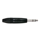 Dap 6.3mm Jack X-type Stereo with black endcap Black housing