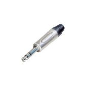 Neutrik NP-3-X Jack plug 6,3mm Stereo, Nickel housing