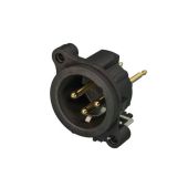 Neutrik 3 Pole male XLR receptaclel Horizontale PCB-montage