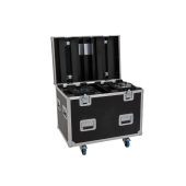 ROADINGER Flightcase HIGHLINE Case voor 4x LED IP TMH-S250/B250, with wheels