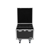 ROADINGER Flightcase PRO 2x IP Mega SWING with wheels