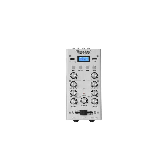 OMNITRONIC GNOME-202P Mini-Mixer silver