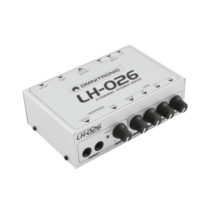 OMNITRONIC LH-026 3-Channel Stereo Mixer