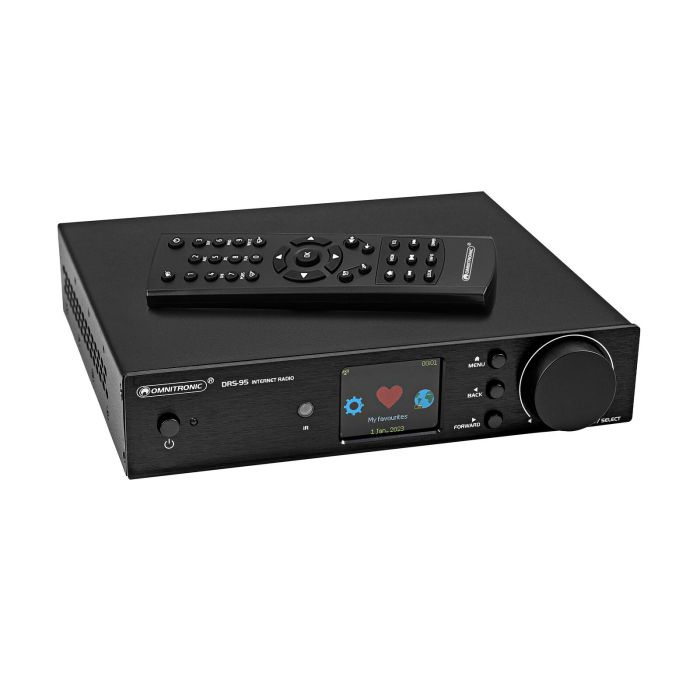 OMNITRONIC DRS-95 Internet Radio with DAB+ and Bluetooth