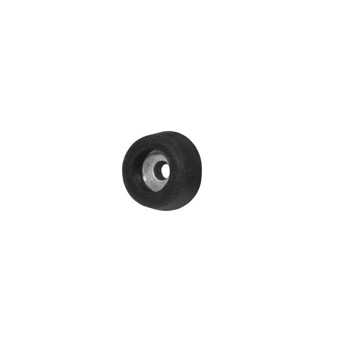 Rubberen voet, diameter 25 mm stalen ring