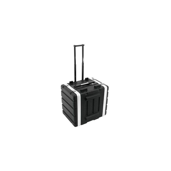 ROADINGER Plastic-Rack 19, 7U, DD/trolley, black