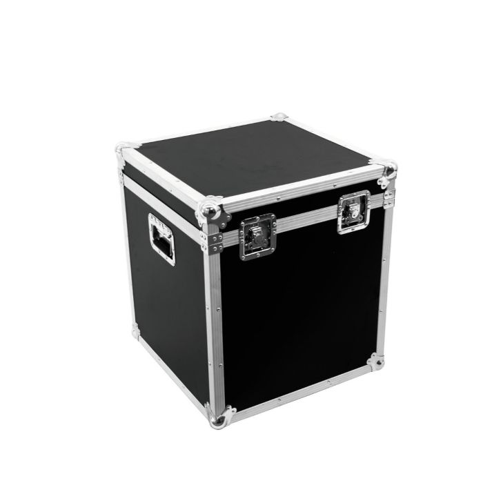 Flightcase voor spiegelballen

     Ontwikkeld voor 5010110A spiegelbol 50 cm met veiligheidsoogje of meestal als opbergkoffer
     Hoogwaardige verwerking met gelaagd hout met meerdere lagen, zwart gelamineerd
     Twee delen (niet scheidbaar)
     