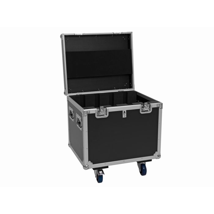 ROADINGER Flightcase 4x Pixel Matrix Panel 5x5 RGB/WW with wheels