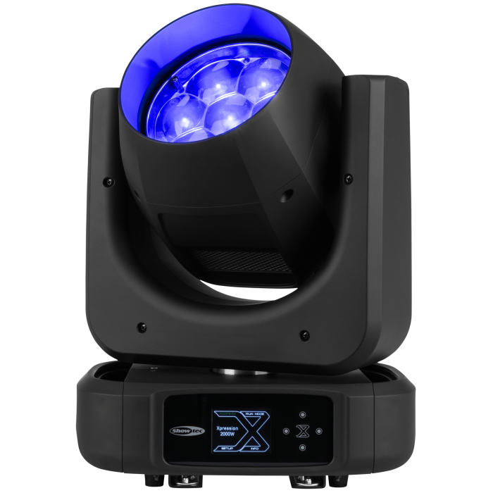 Showtec Xpression 2000W - WashBeam
7 x 40 W LED Wash/beam Moving Head